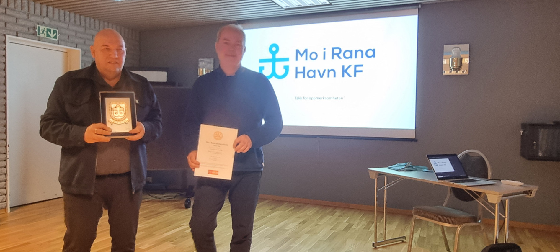 Foredrag - Mo i Rana Havn ved Bjørnulf Tverå
